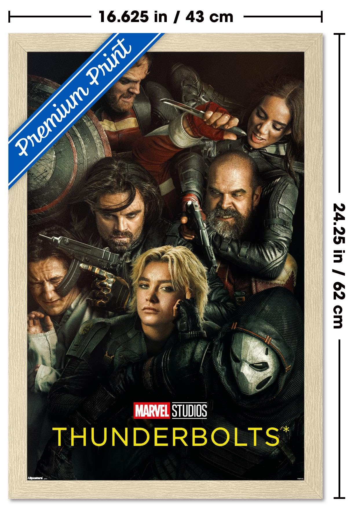 Amazon.com: Marvel Thunderbolts (2025) - Teaser One Sheet Wall